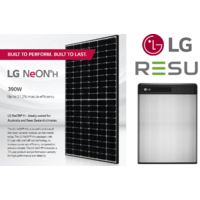 Solar & Battery Bundle - 6.6 kW LG Neon H Panels & LG Resu 9.8 battery