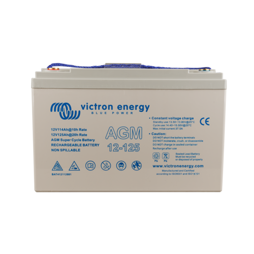 12V/125Ah AGM Super Cycle Battery (M8)