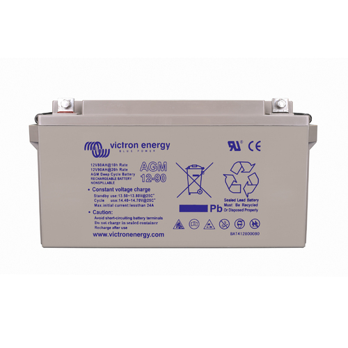 12V/90Ah AGM Deep Cycle Battery (M8) - Victron